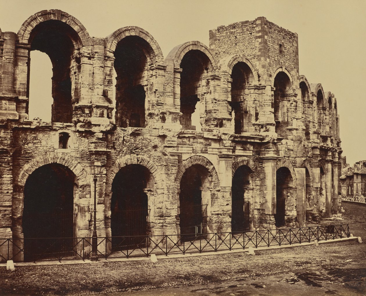 Arlés. Anfiteatro de Édouard Baldus