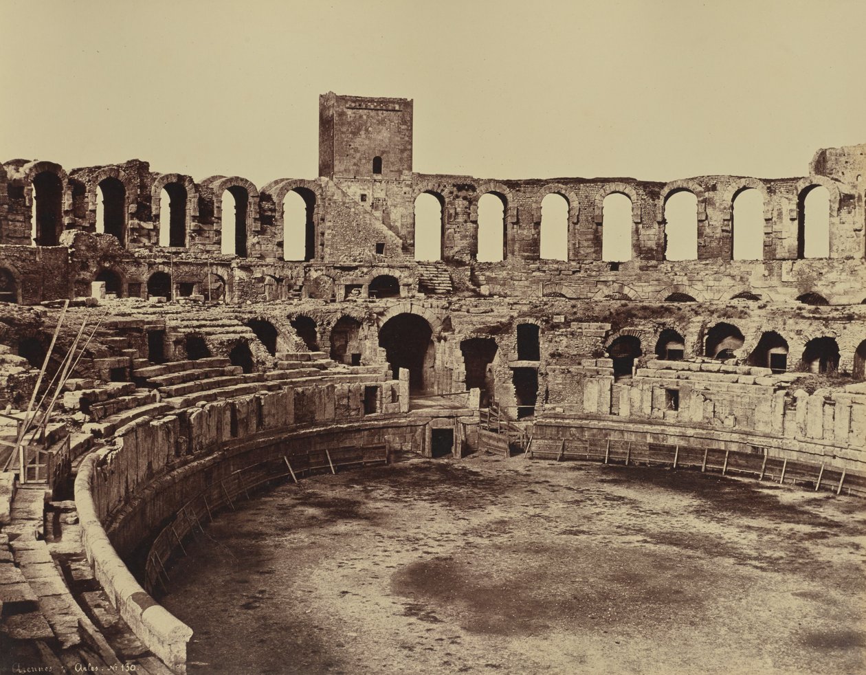 Arlés. Anfiteatro de Édouard Baldus