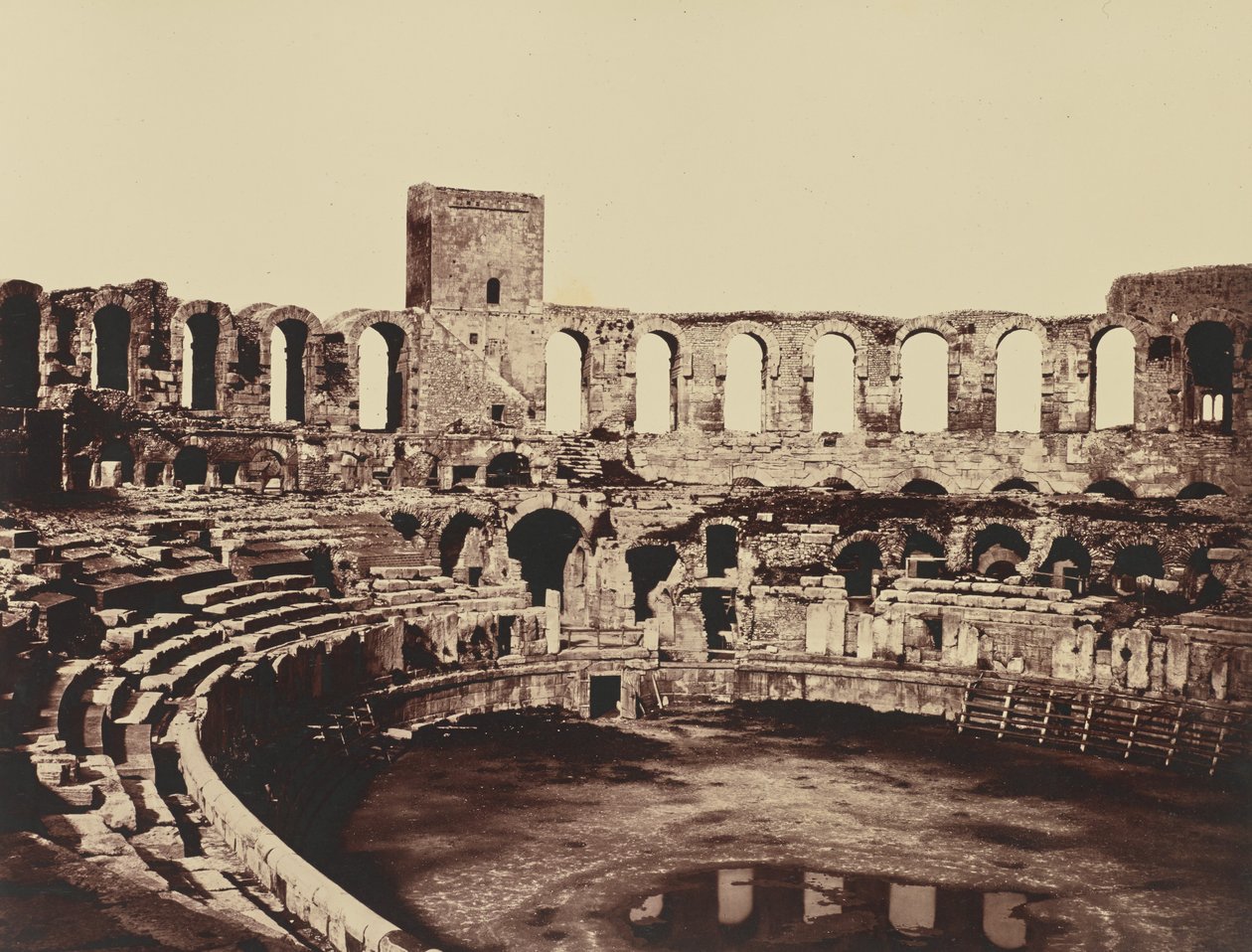Arlés. Anfiteatro de Édouard Baldus