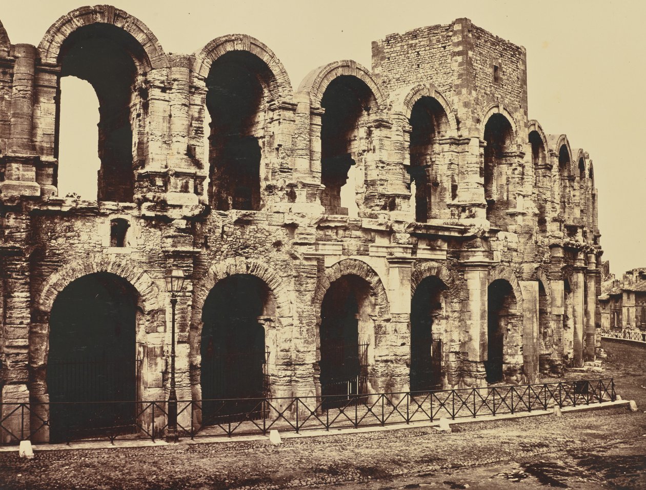 Arlés. Anfiteatro de Édouard Baldus