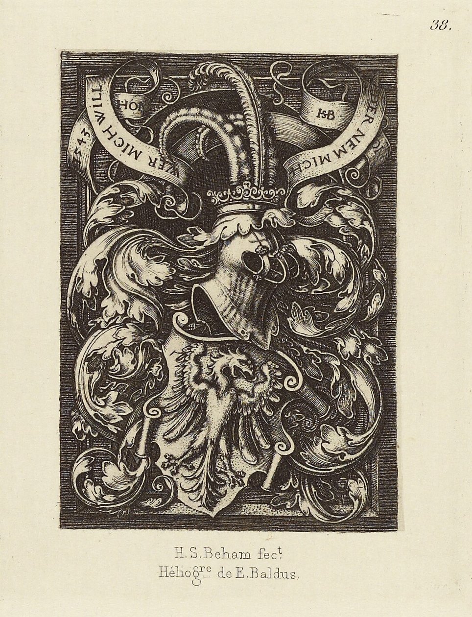 [Diseño de Hans Sebald Beham] de Édouard Baldus