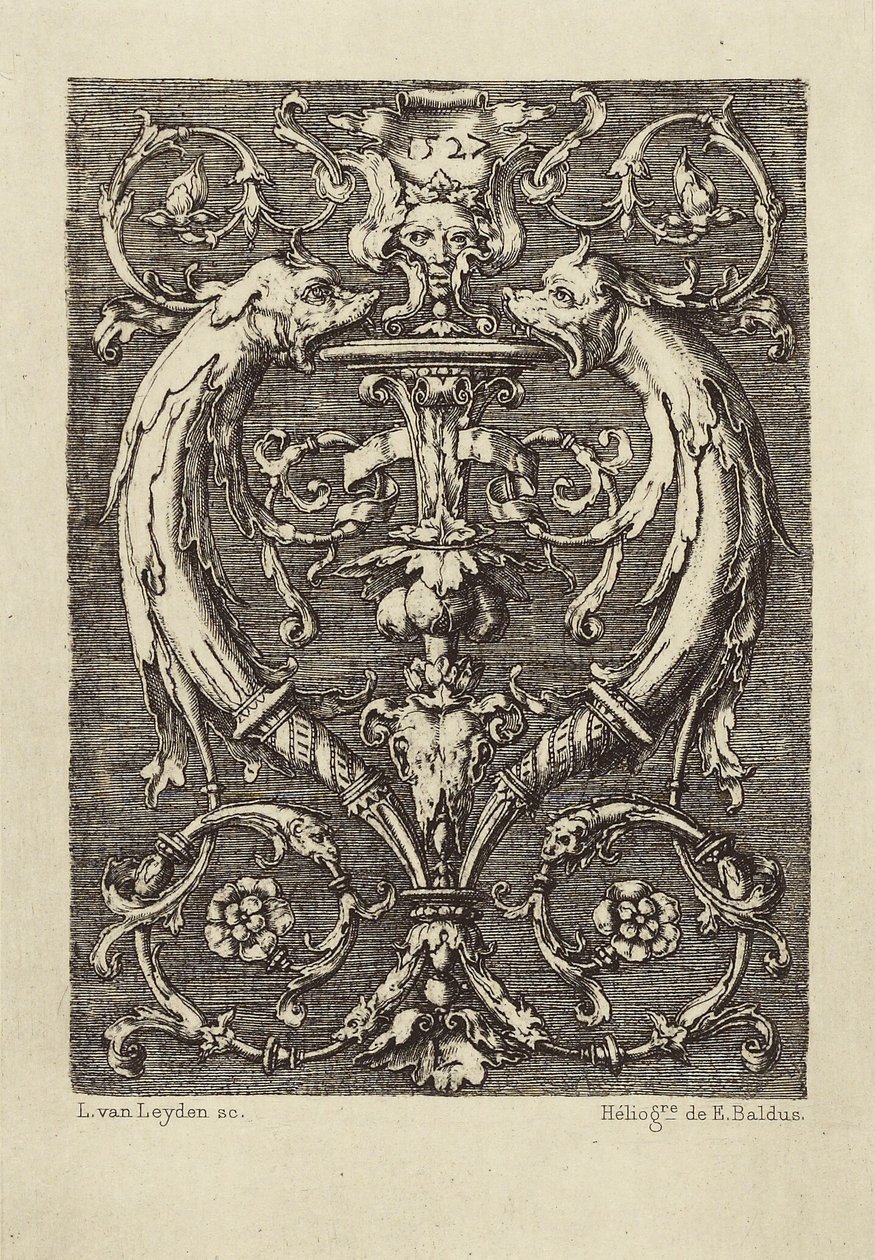 [Diseño de Lucas van Leyden] de Édouard Baldus