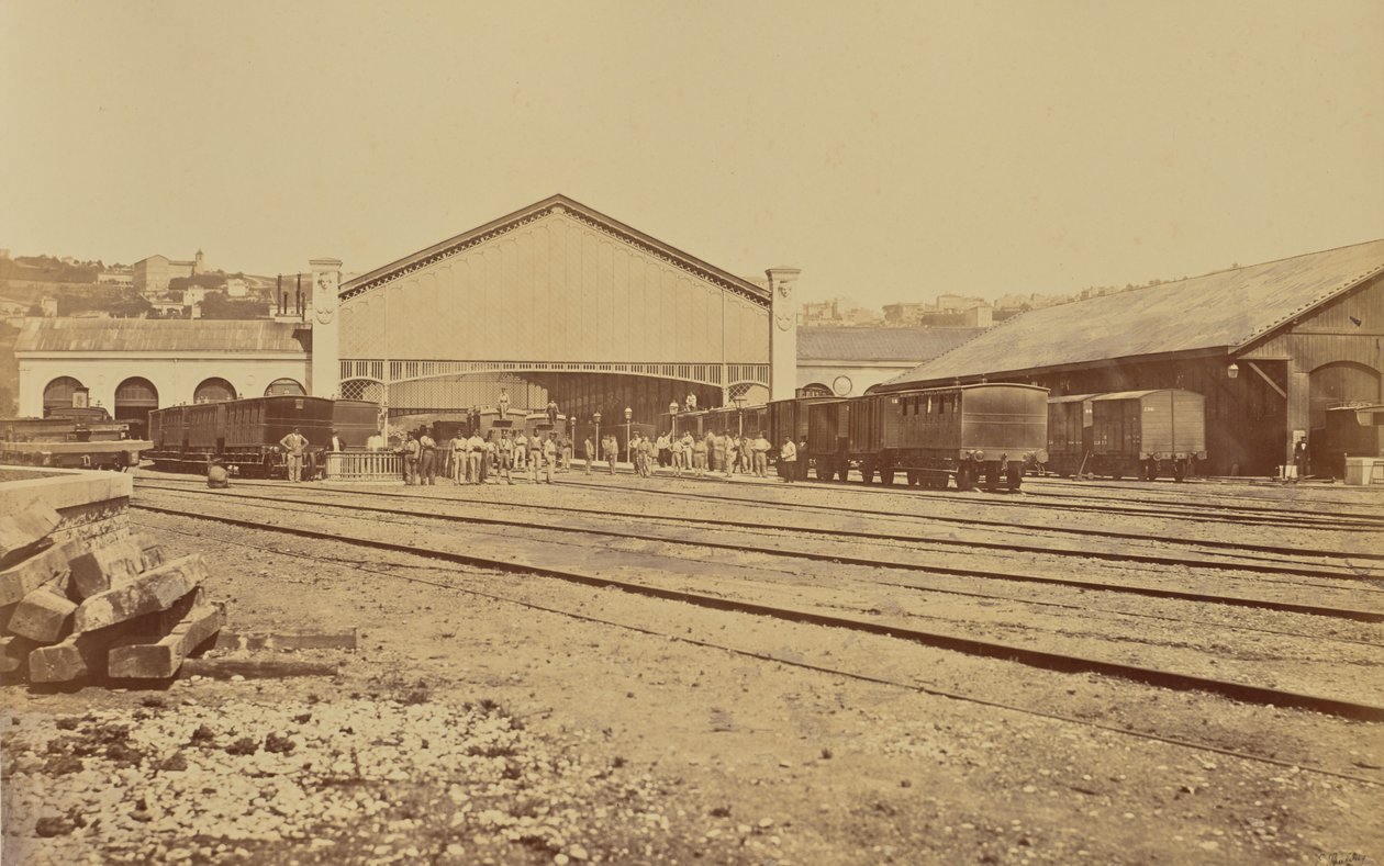 Lyon. Estación de Perrache de Édouard Baldus