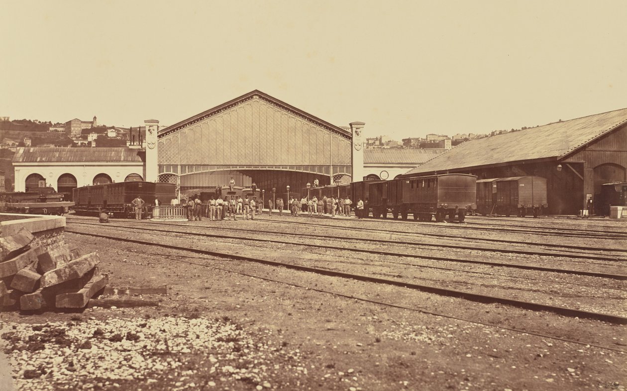 Lyon. Estación de Perrache de Édouard Baldus