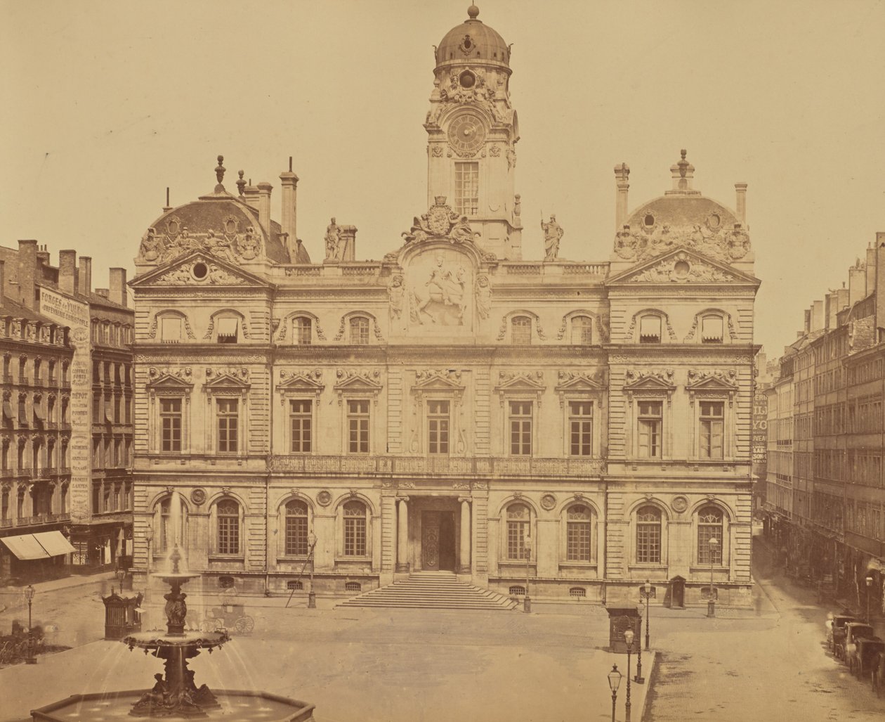 Lyon. Ayuntamiento de Édouard Baldus