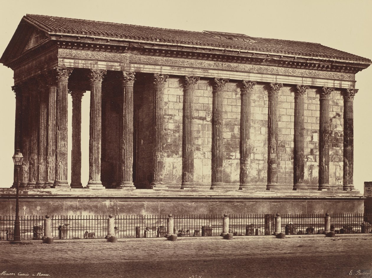 Nimes. Maison Carrée de Édouard Baldus