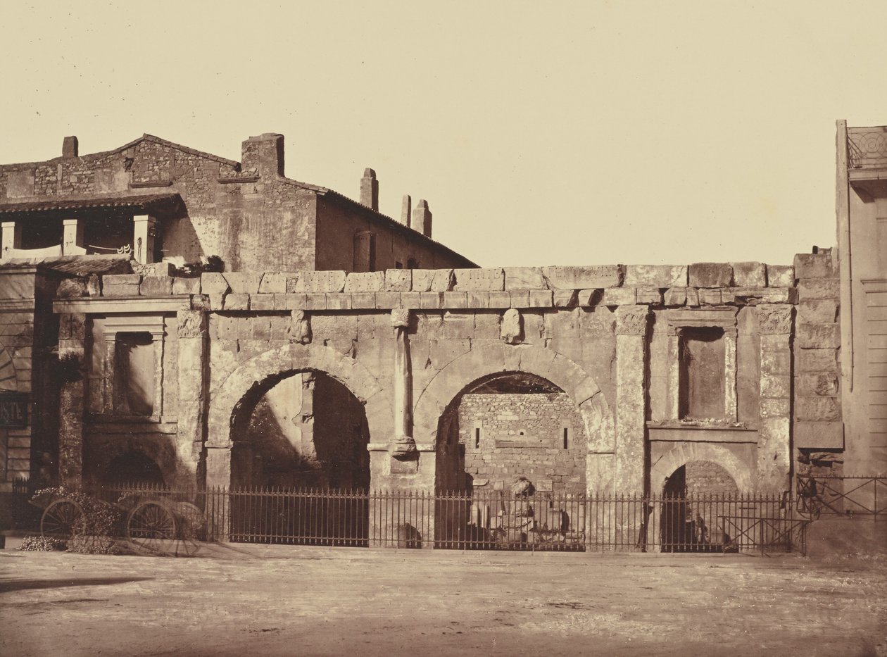 Nimes. Puerta de Augusto de Édouard Baldus