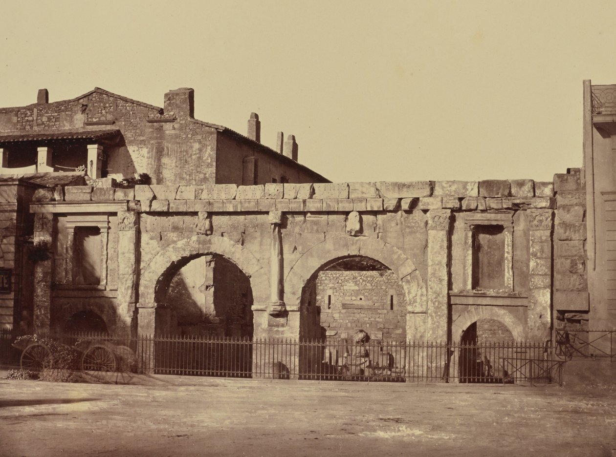 Nîmes. Puerta de Augusto de Édouard Baldus