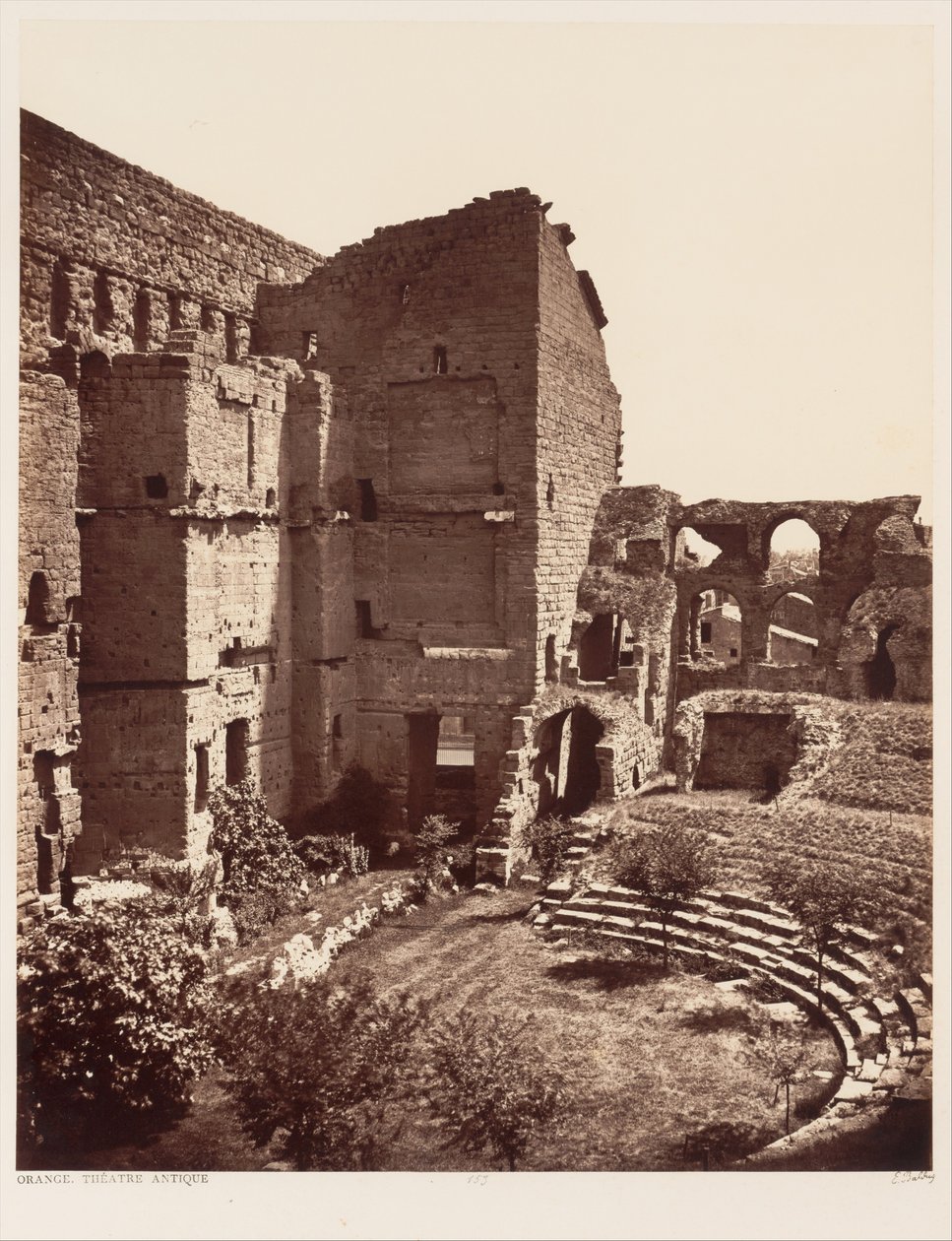 Orange, teatro antiguo de Édouard Baldus
