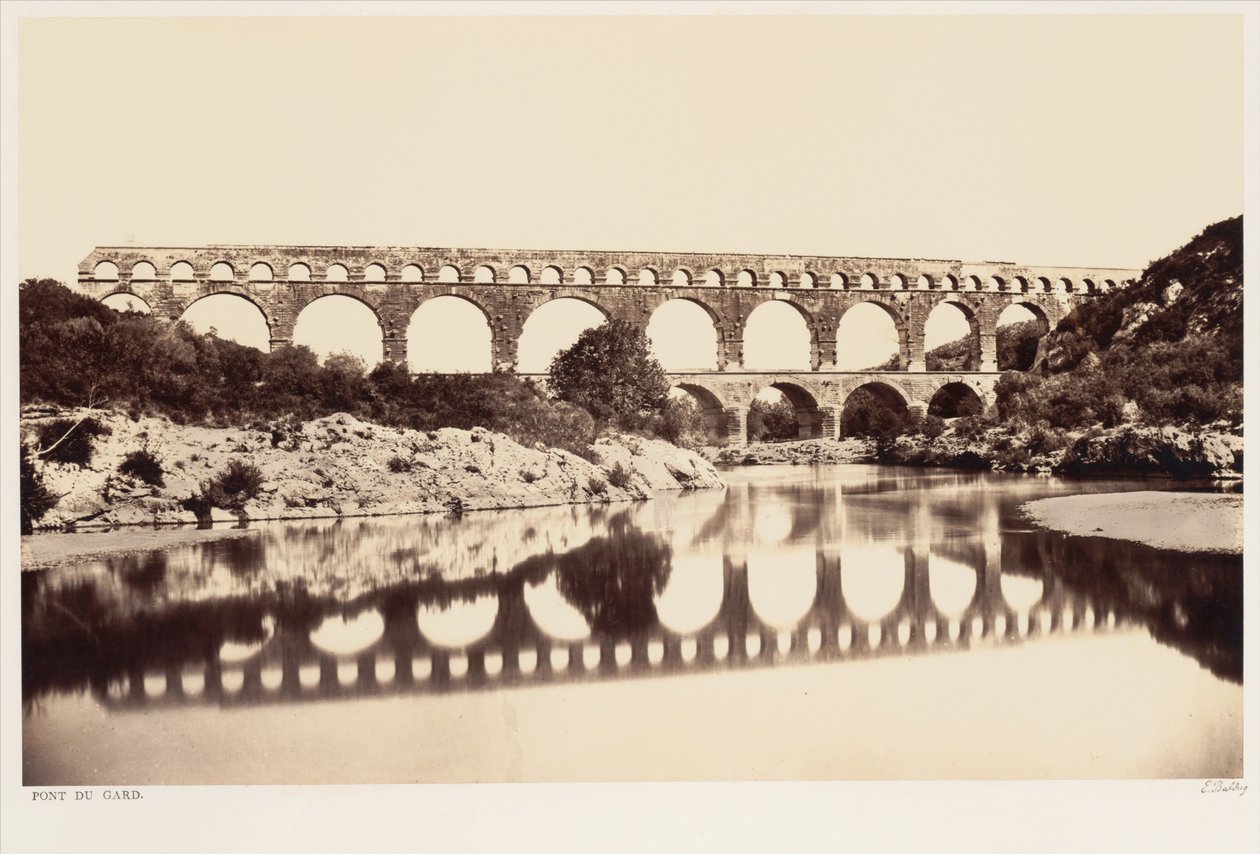 Pont du Gard de Édouard Baldus