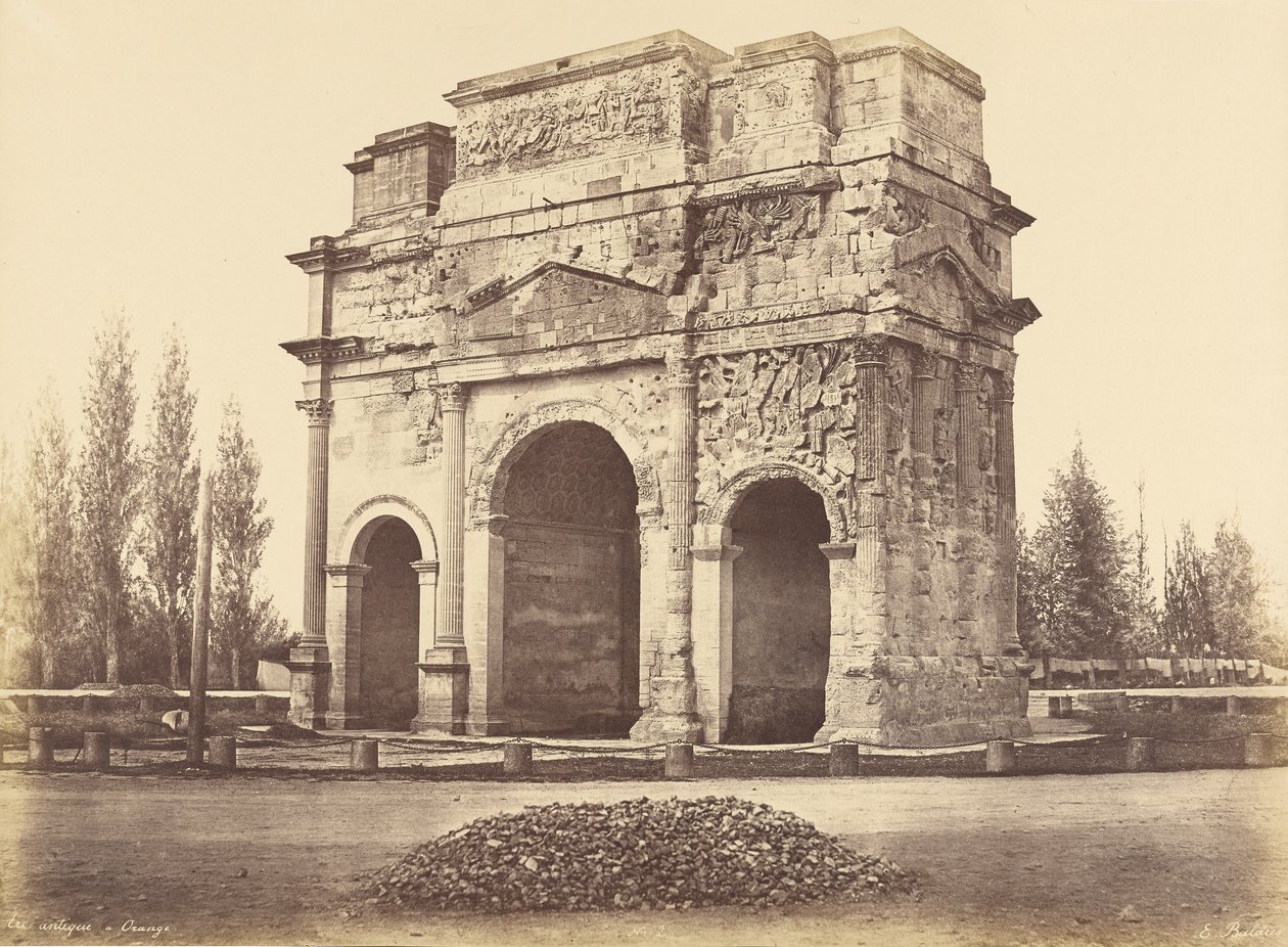 Arco romano, Orange de Édouard Baldus
