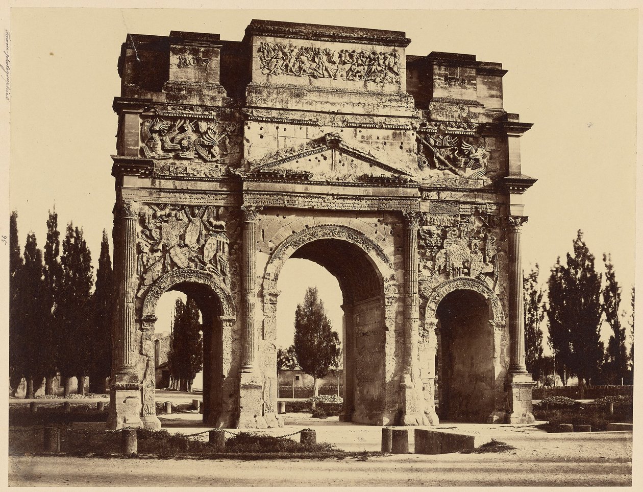 Arco romano, Orange de Édouard Baldus