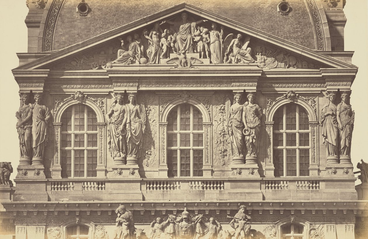[Segunda planta del Pabellón Richelieu, Louvre, París] de Édouard Baldus