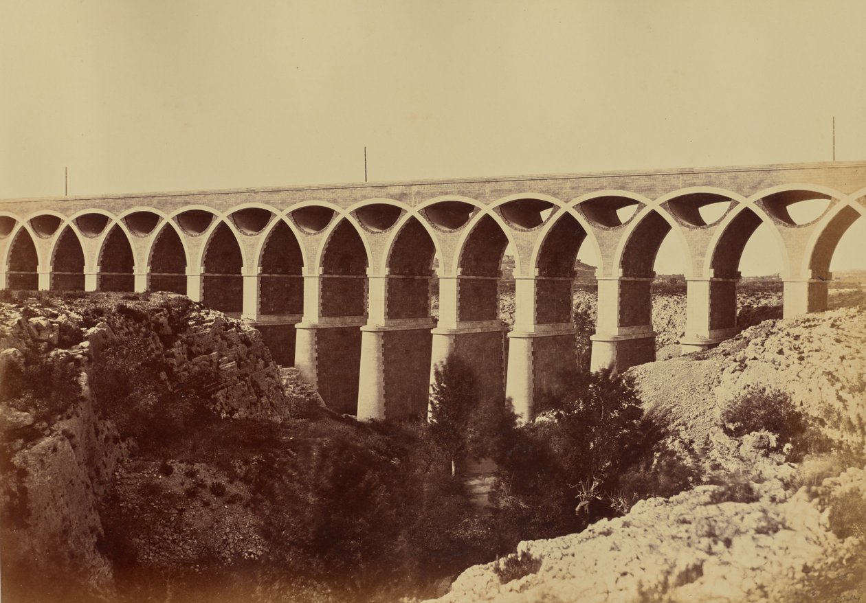 Viaducto de Saint-Chamas de Édouard Baldus