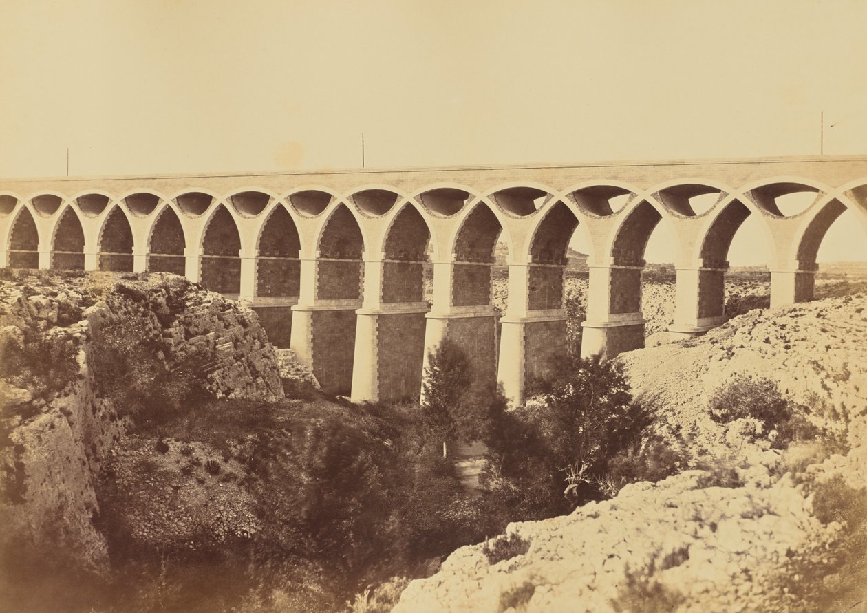 Viaducto de St. Chamas de Édouard Baldus