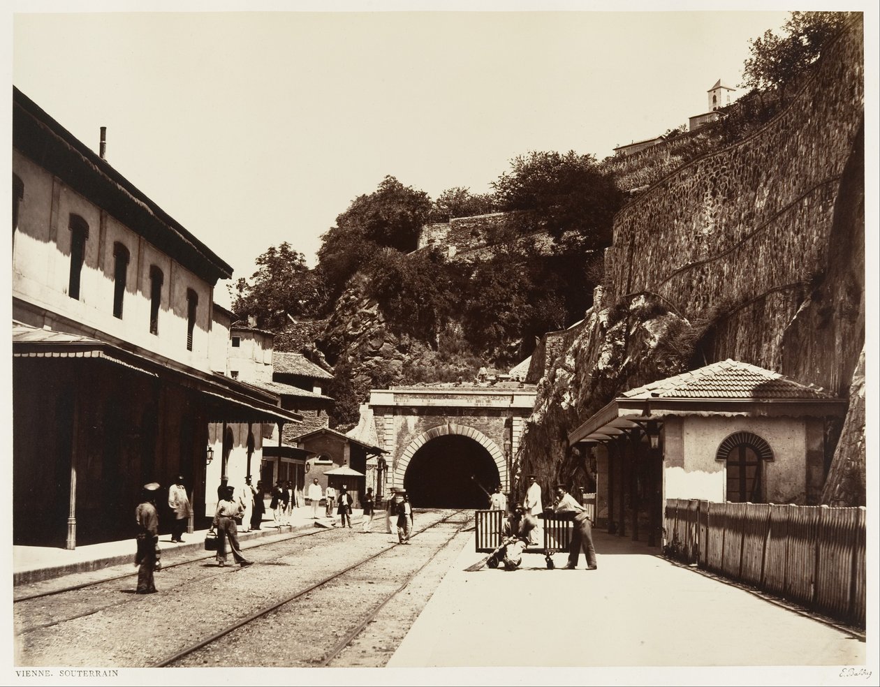 Viena, subterráneo de Édouard Baldus