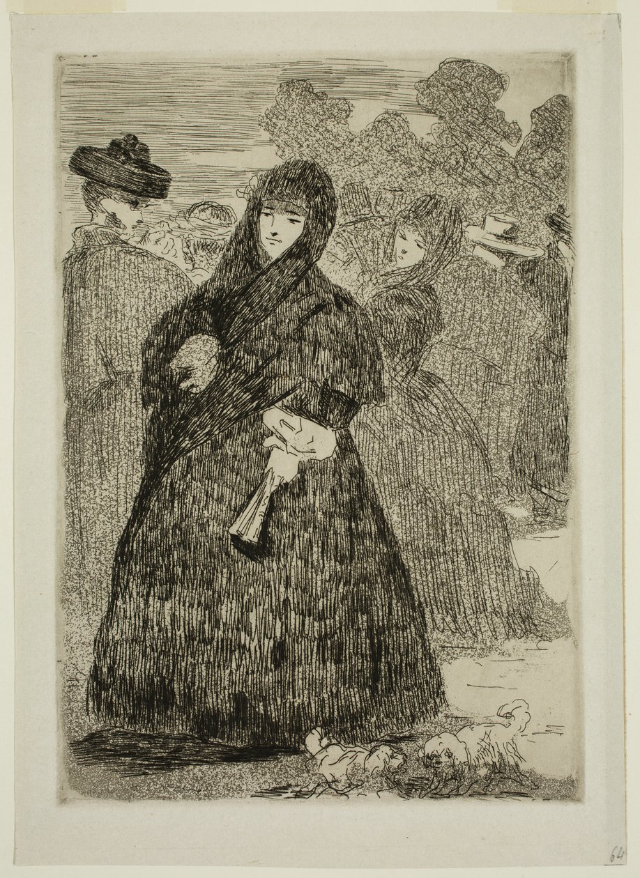 En el Prado de Edouard and Bracquemond Felix Joseph Auguste Manet