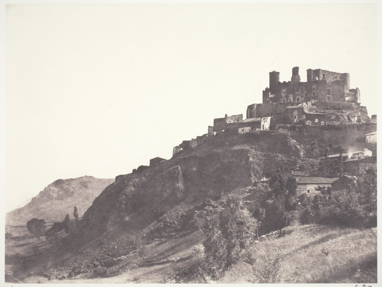 Castillo de Murol en Auvernia de Edouard Denis Baldus