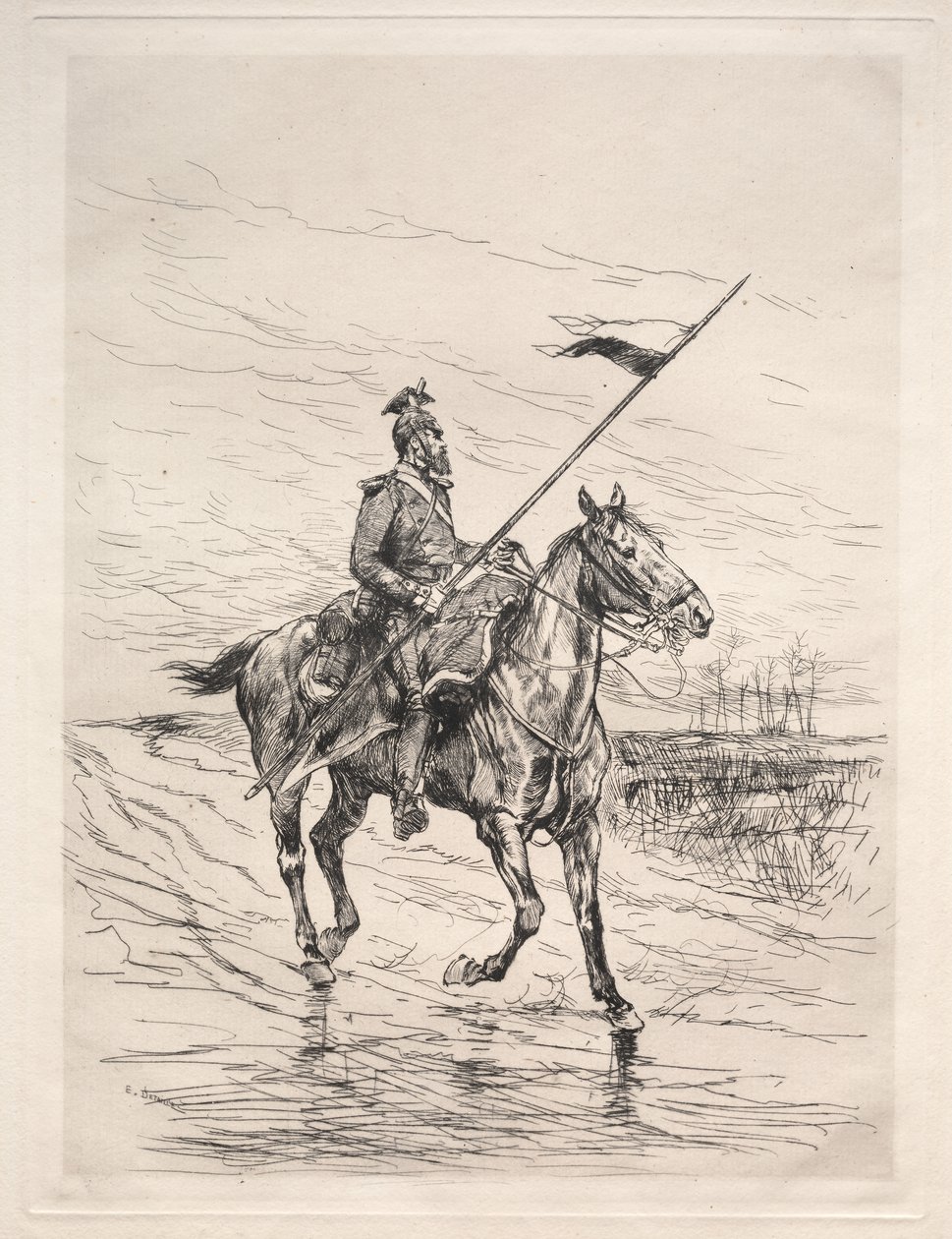 Una uhlan de Edouard Detaille