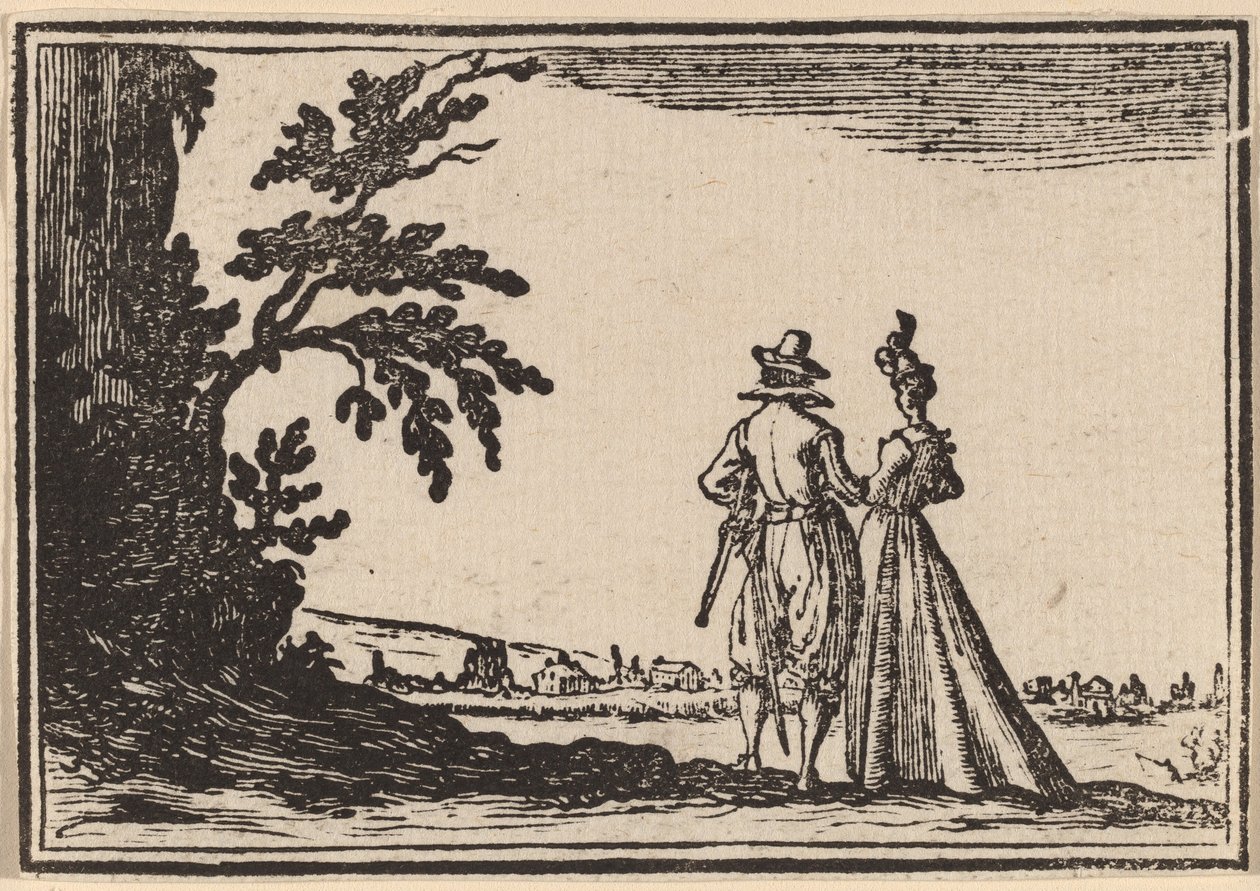 El paseo de Edouard Eckman after Jacques Callot
