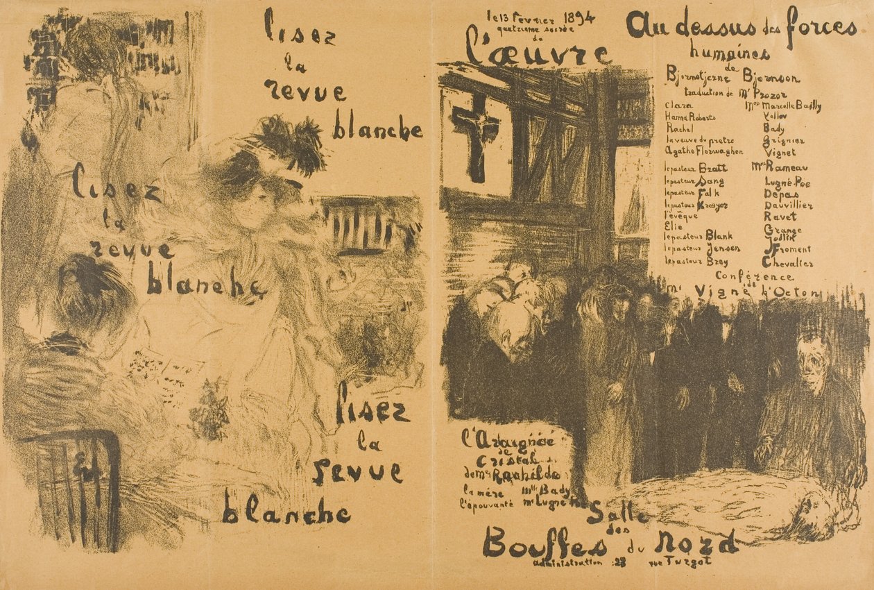 Leer "La Revue Blanche" transformada - Más allá del poder humano de Édouard Jean Vuillard