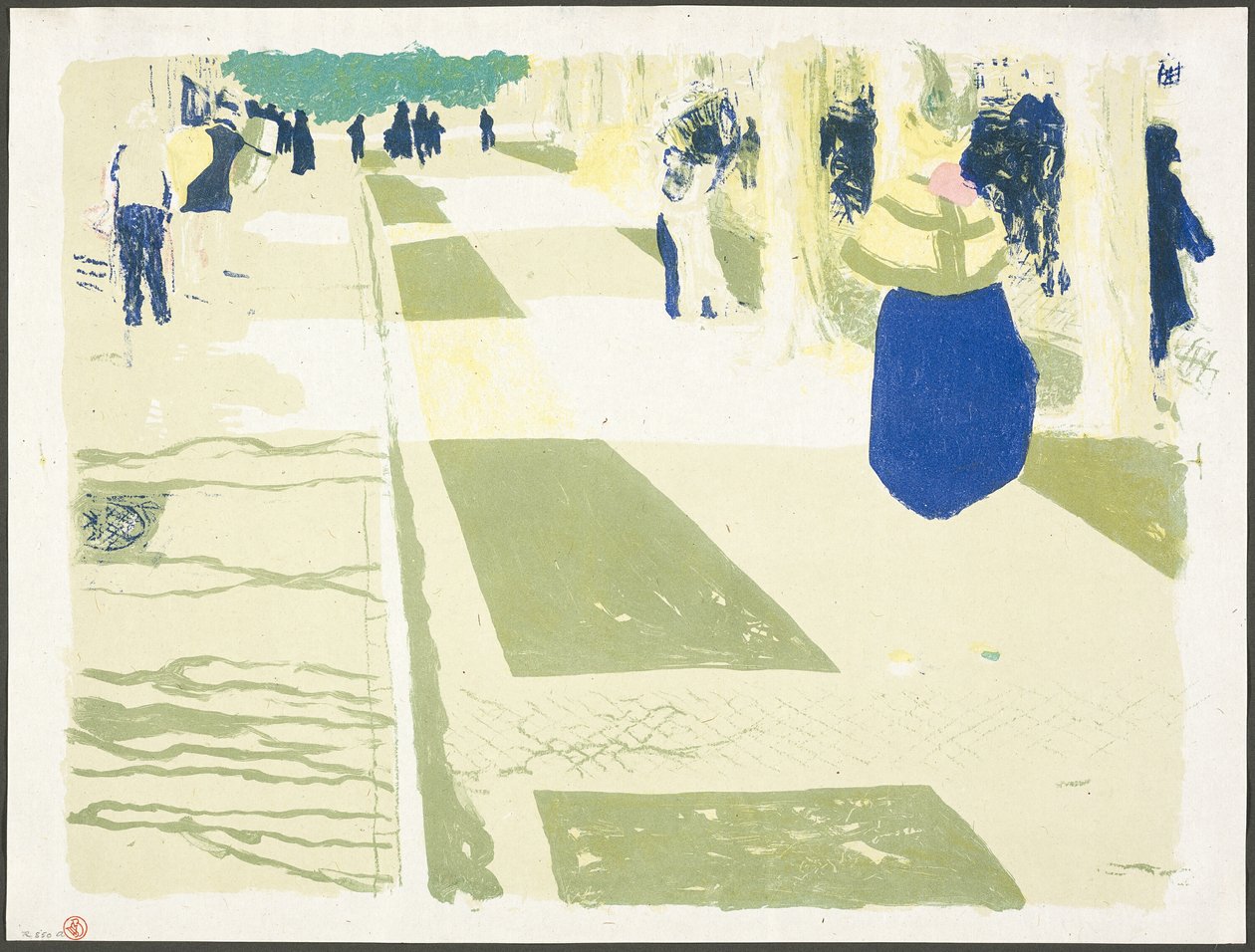 La Avenida, plato dos de Paisajes e Interiores de Édouard Jean Vuillard