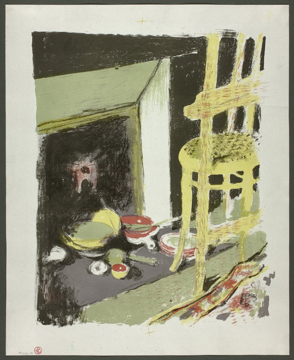 El hogar, lámina ocho de Paisajes e interiores de Édouard Jean Vuillard