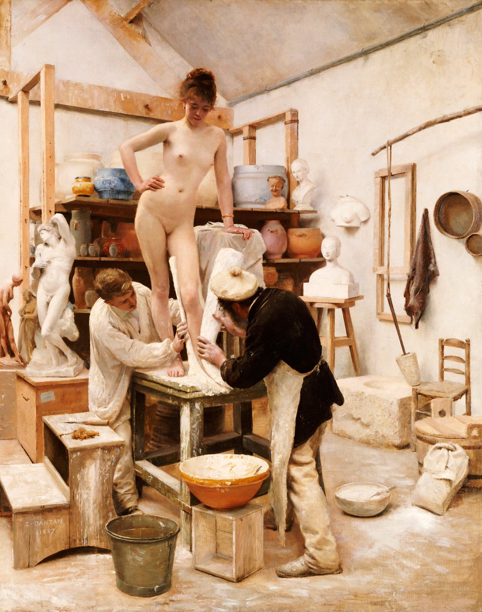 Un Molde de la Naturaleza, 1887 de Edouard Joseph Dantan