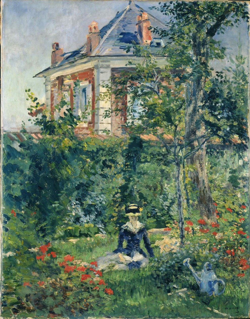 Un Rincón de Jardín en Bellevue de Édouard Manet