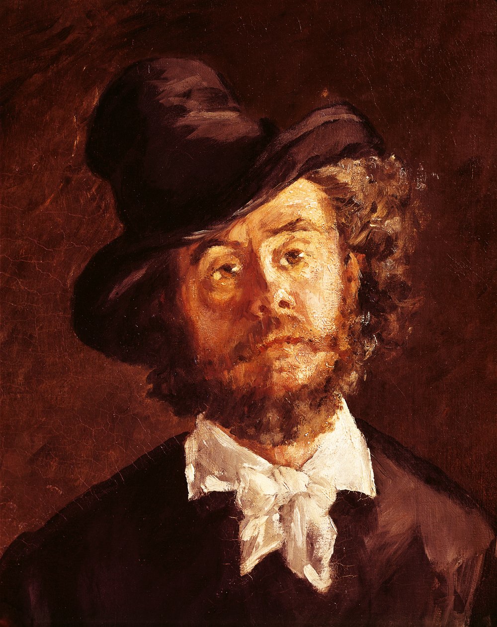 Artista (retrato del pintor Marcelino Desboutin) de Édouard Manet