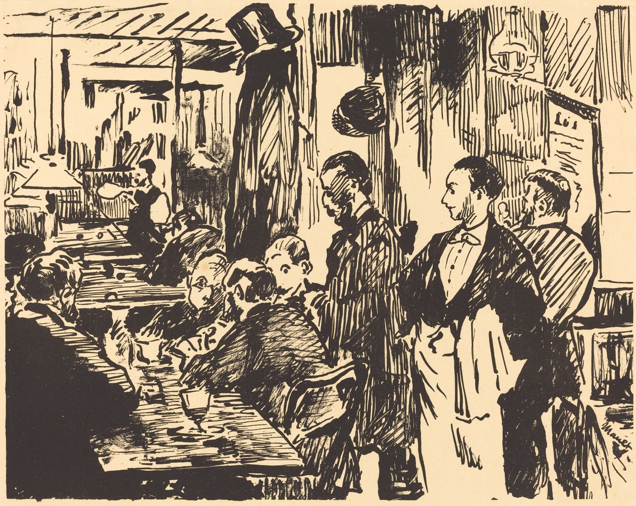 En el café de Édouard Manet