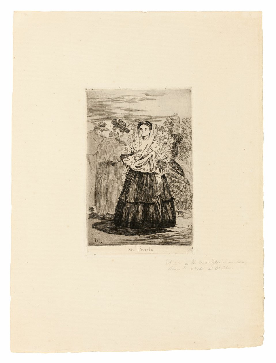 En el Prado I de Édouard Manet