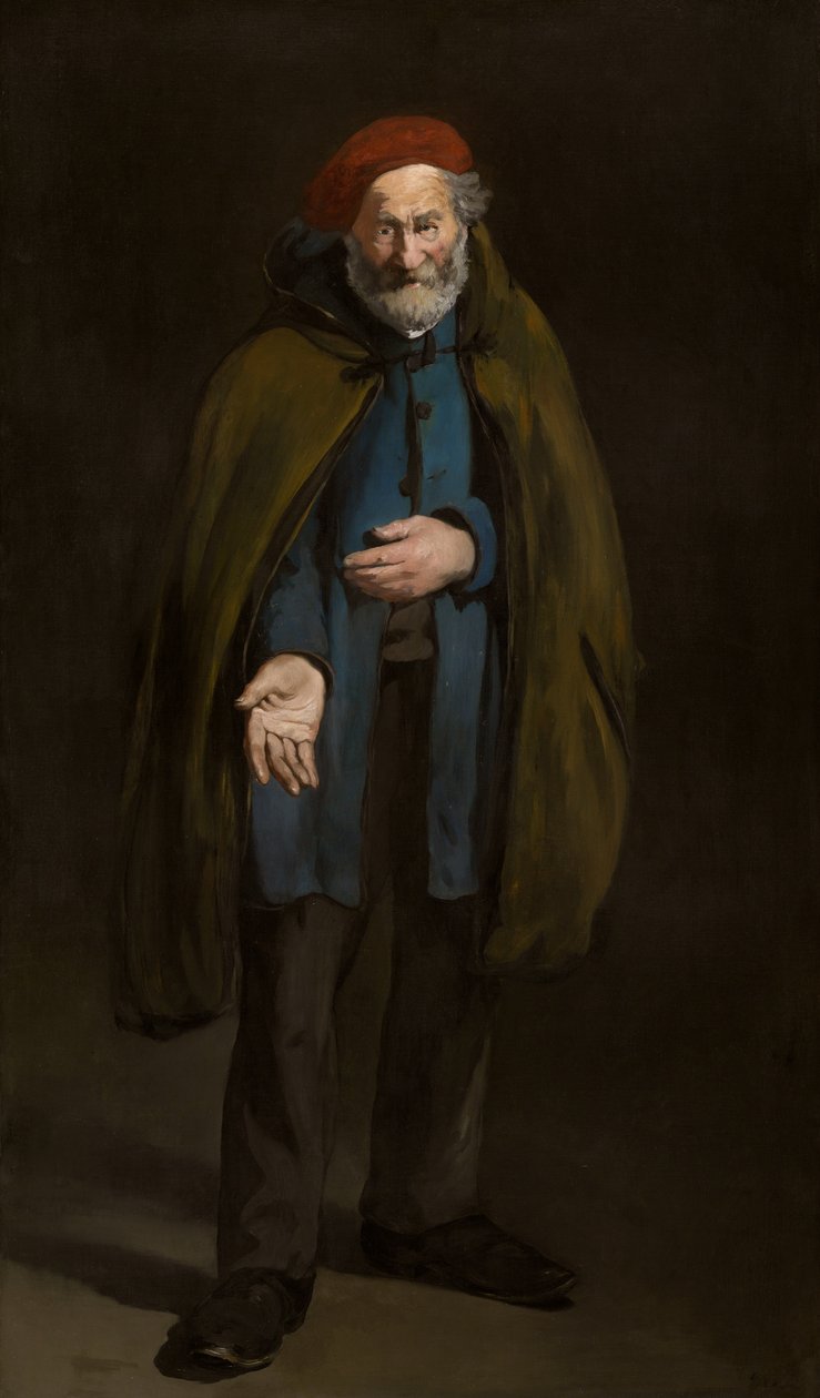 Mendigo con gabardina (Filósofo) de Édouard Manet