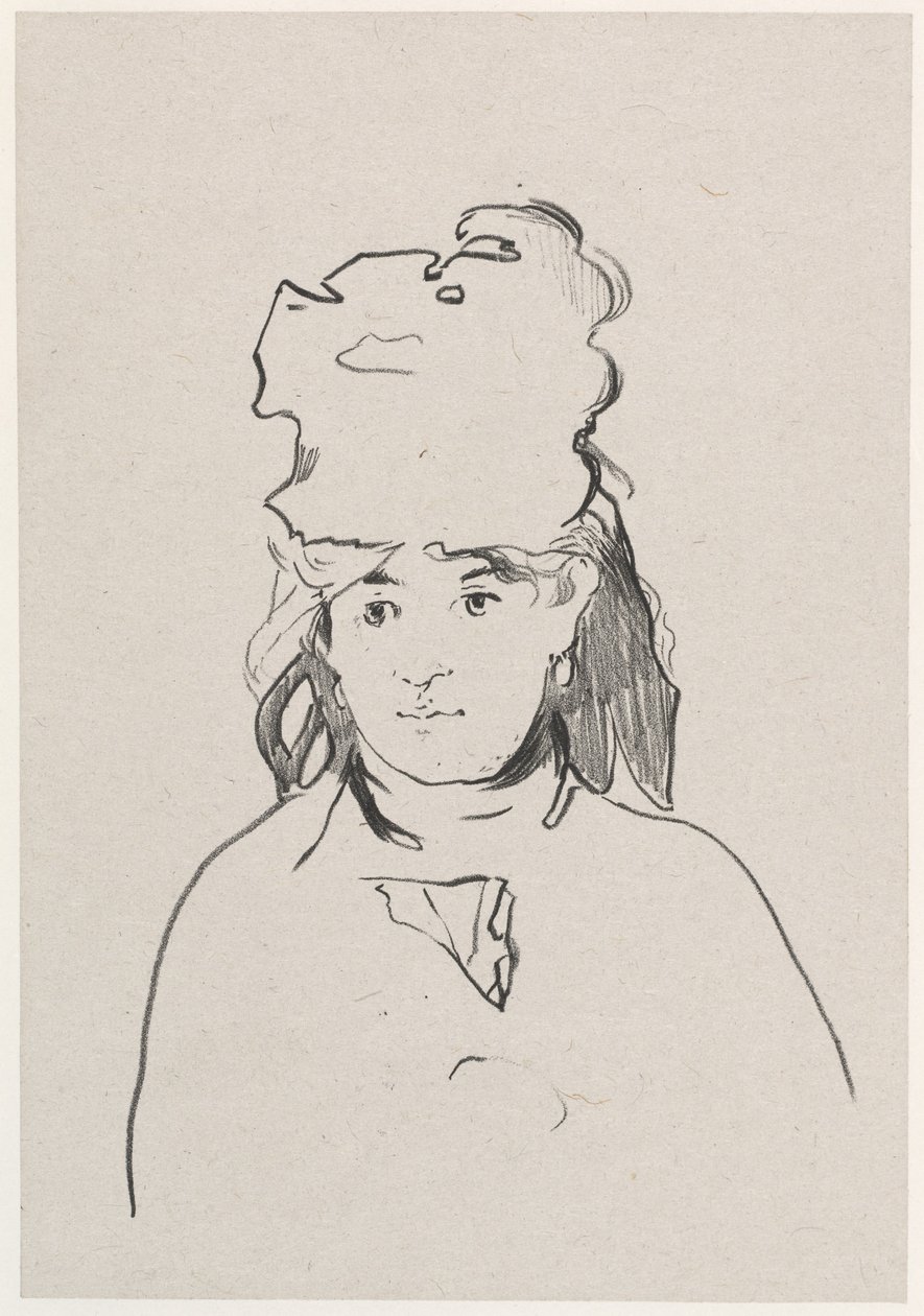 Berthe Morisot, 1872 de Édouard Manet