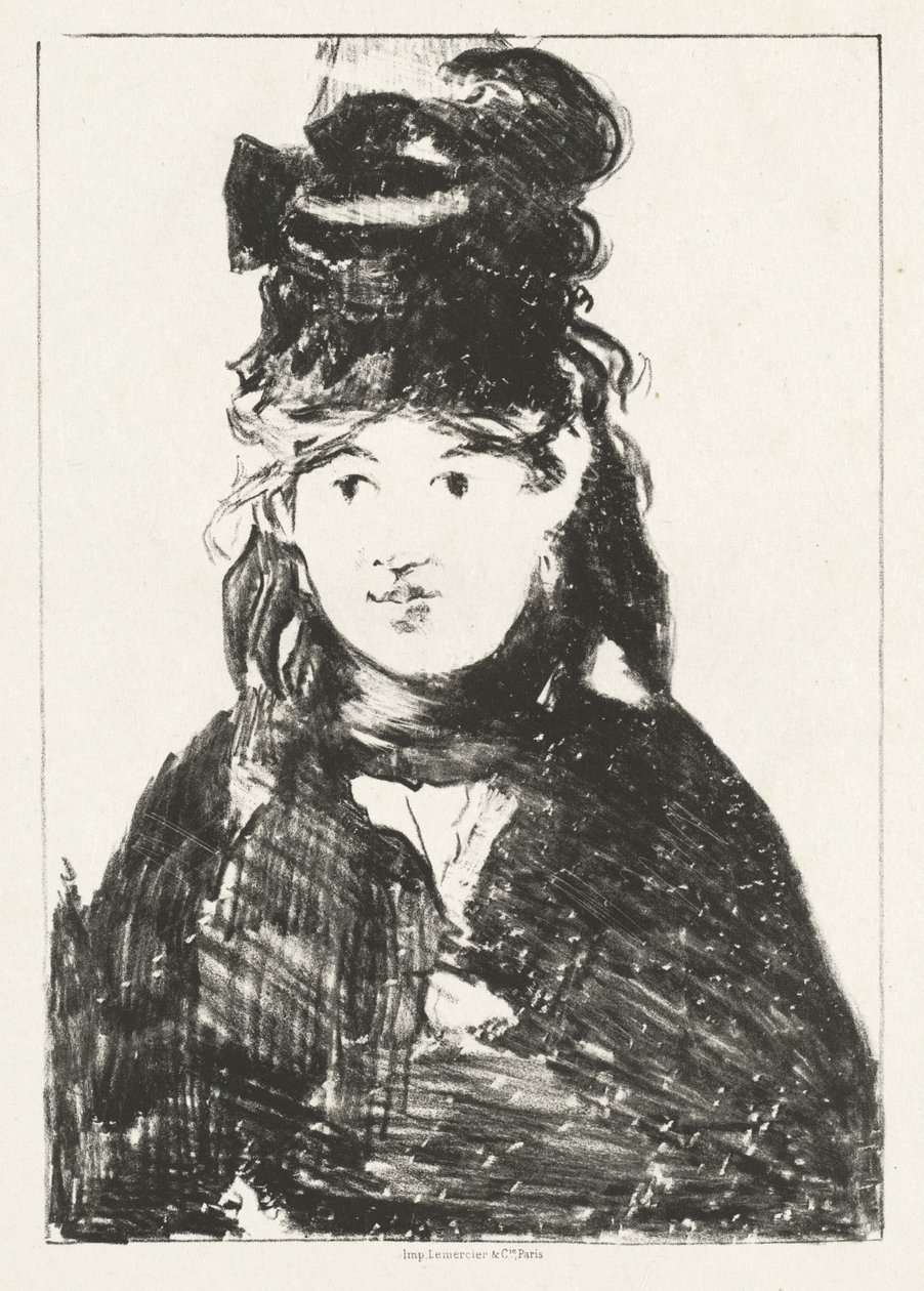 Berthe Morisot, 1872 de Édouard Manet