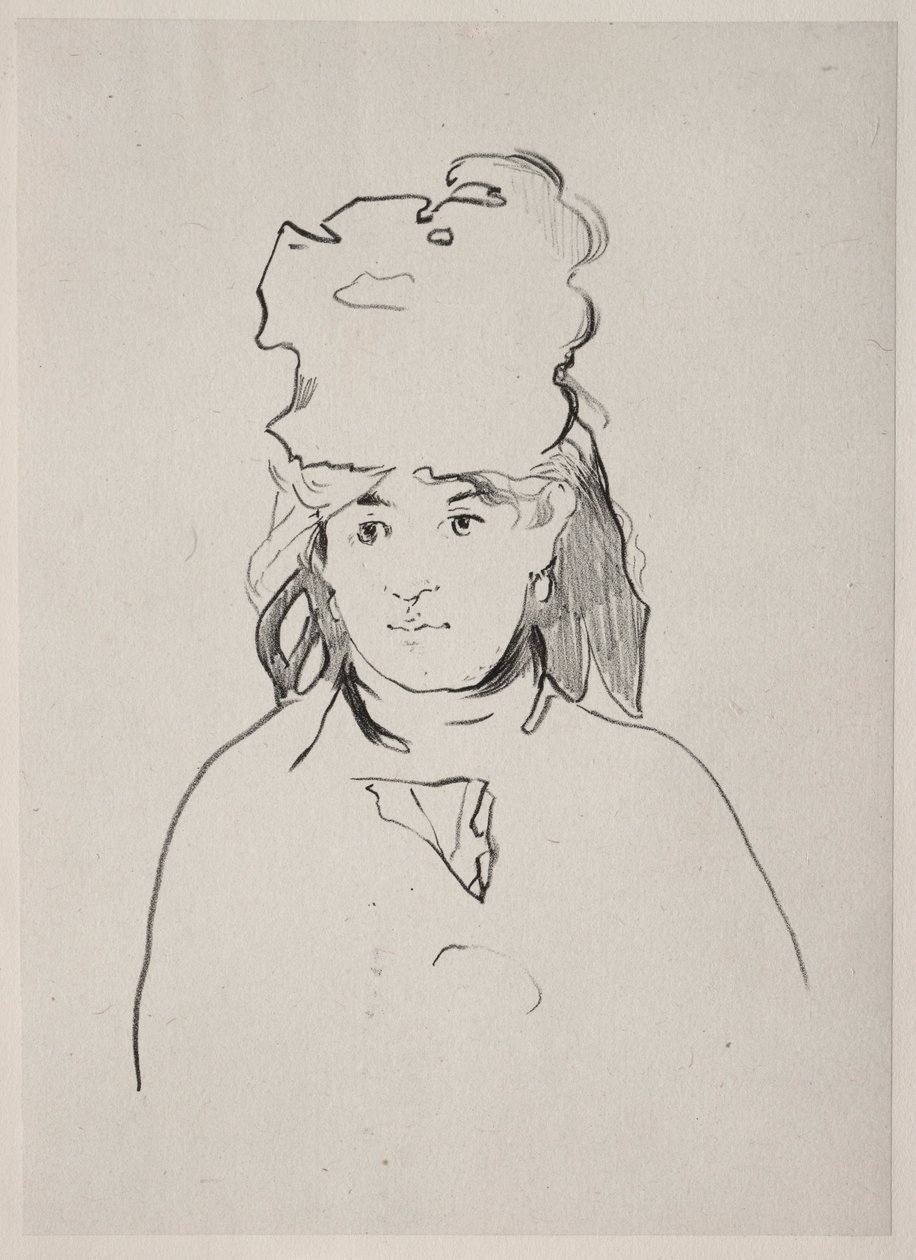 Berthe Morisot, 1872 de Édouard Manet