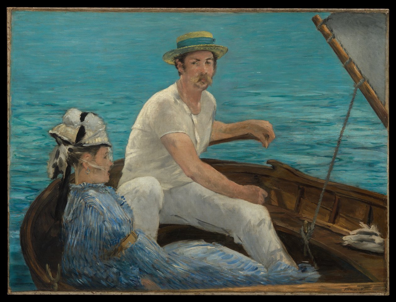 Paseo en barca de Édouard Manet