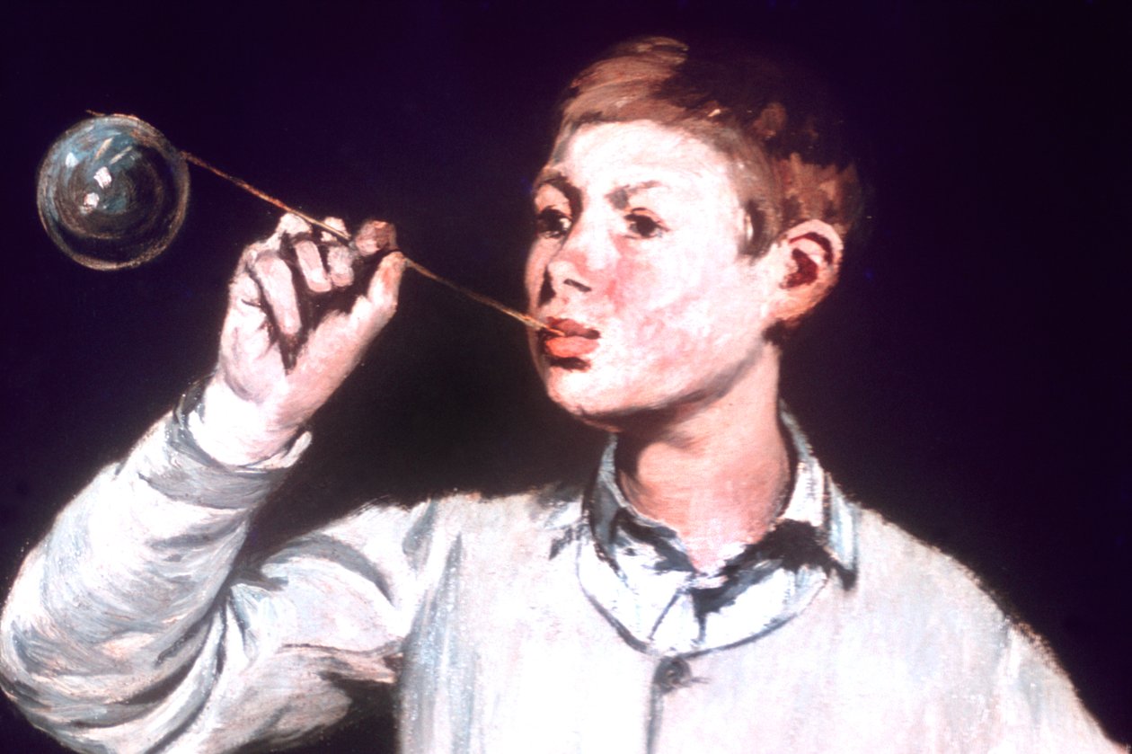 Niño soplando burbujas, (detalle), 1867 de Édouard Manet