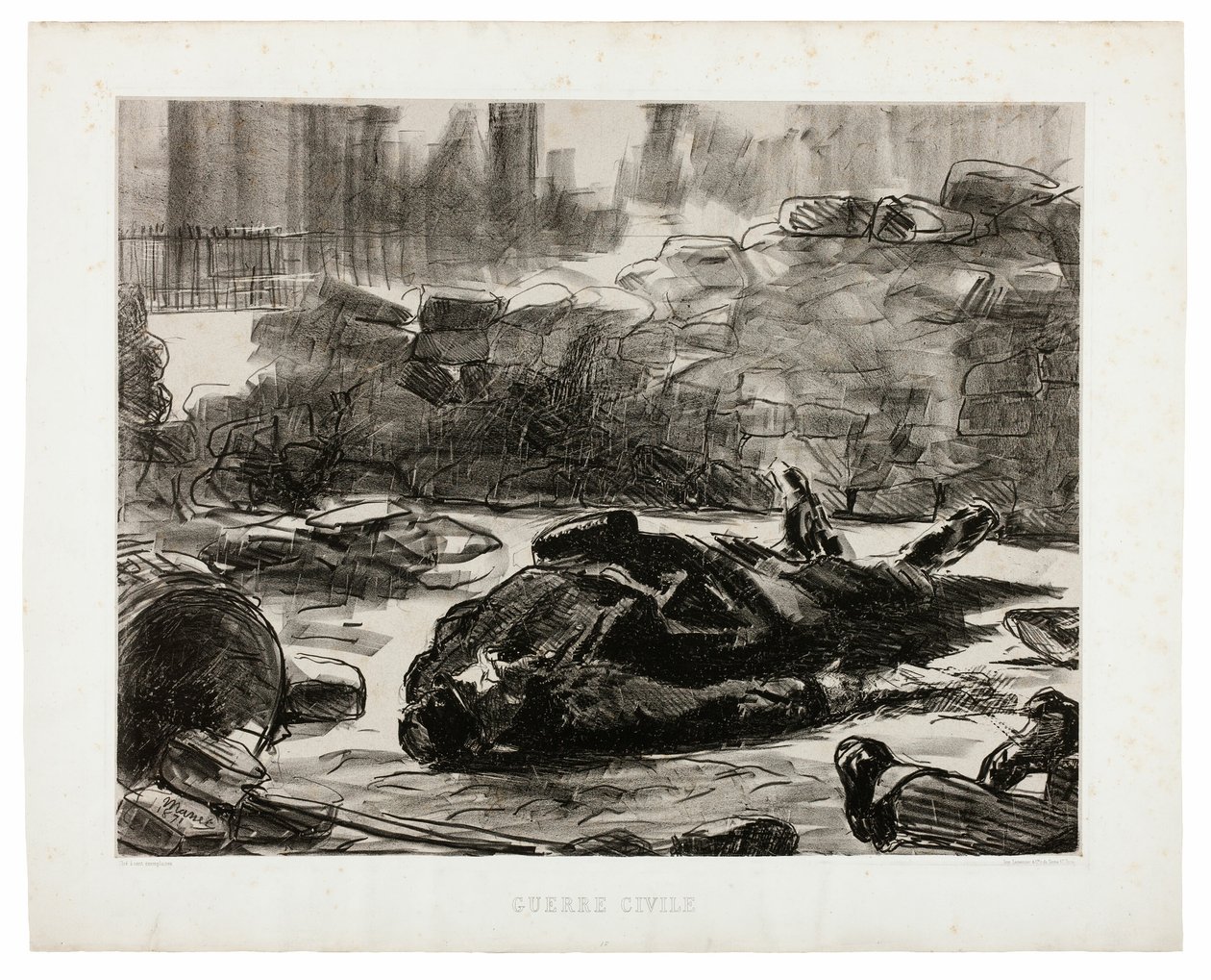 Guerra Civil de Édouard Manet