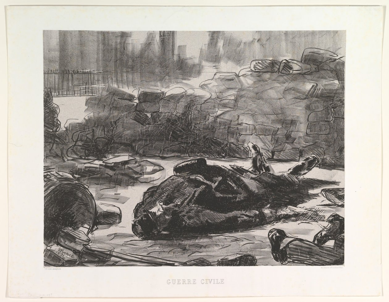 Guerra Civil de Édouard Manet