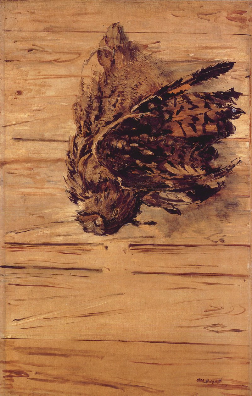 Búho real muerto de Édouard Manet