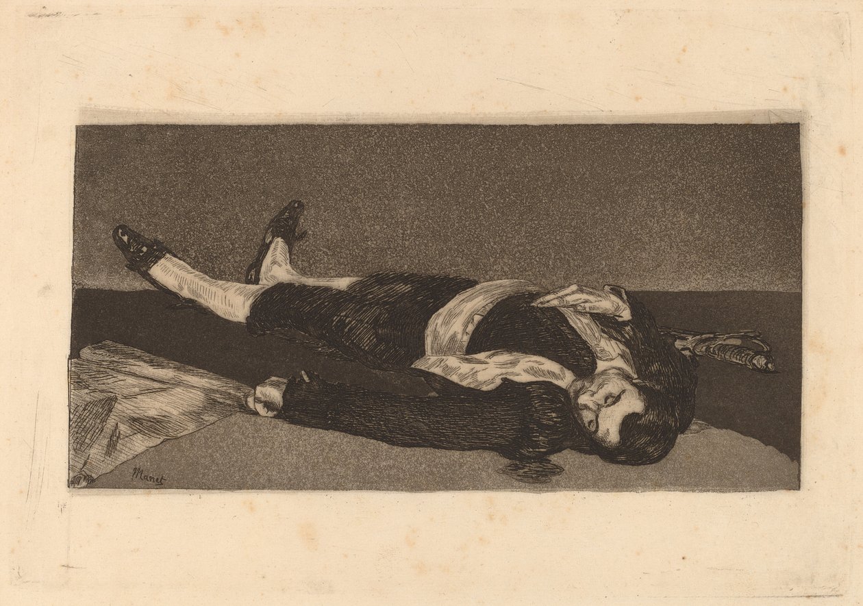Torero muerto de Édouard Manet
