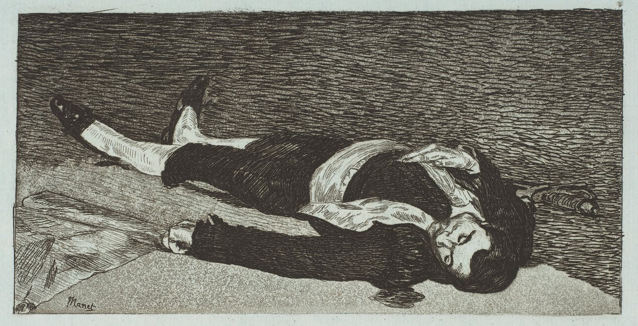 Torero Muerto, 1867-68 de Édouard Manet
