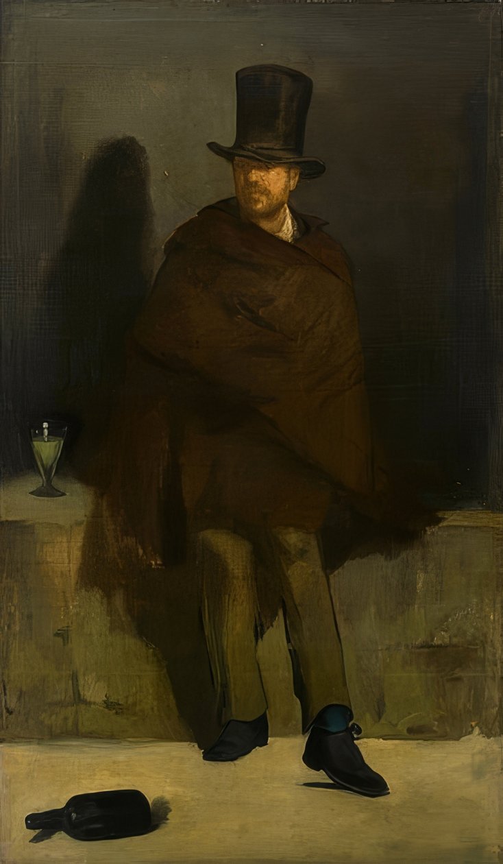 El bebedor de absenta. 1859 de Édouard Manet