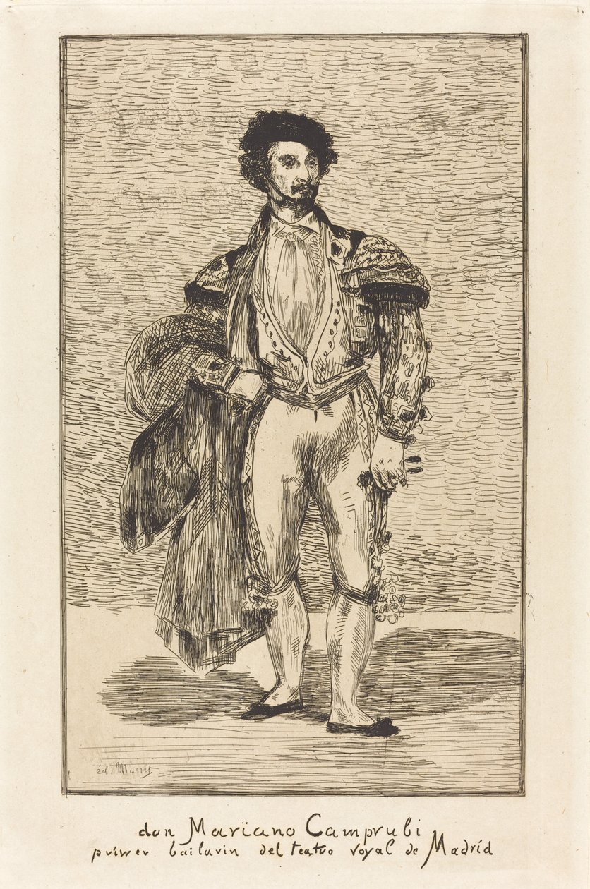 Don Mariano Camprubi (El Bailarín) de Édouard Manet