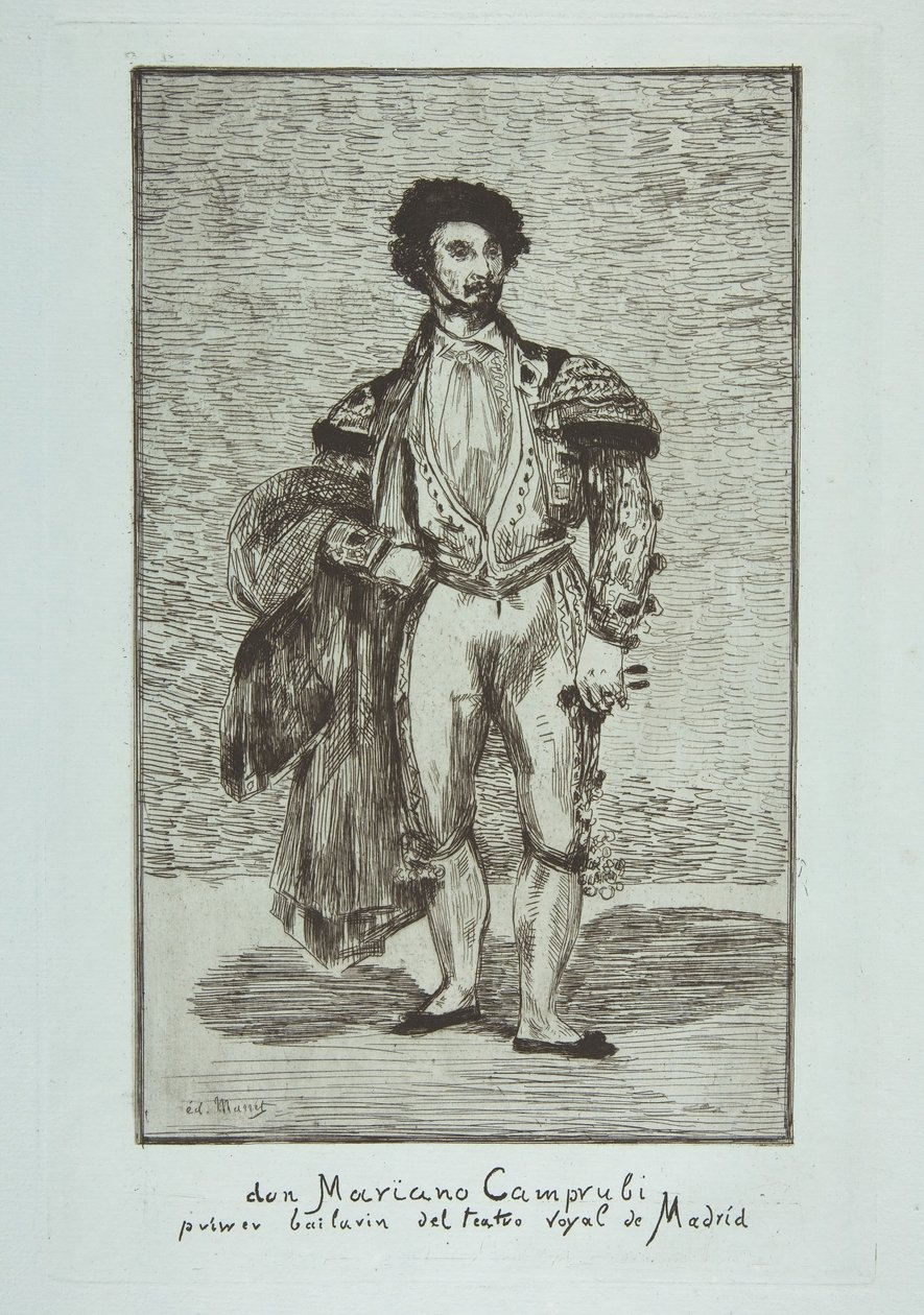 Don Mariano Camprubi Le Bailarín de Édouard Manet