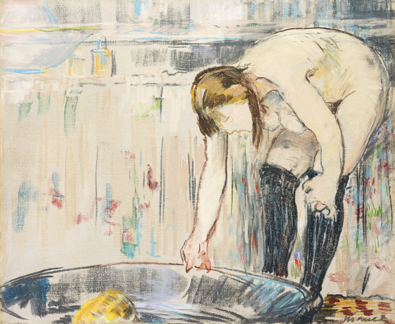 Mujer en la bañera de Édouard Manet