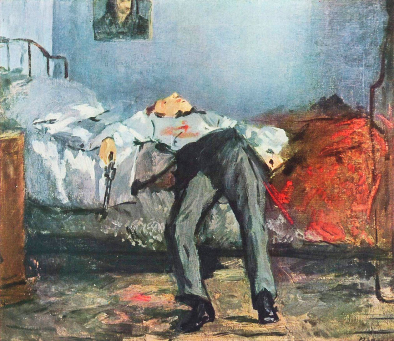 Alemán: Le Suicidé The Suicide [El Suicidado]. de Édouard Manet