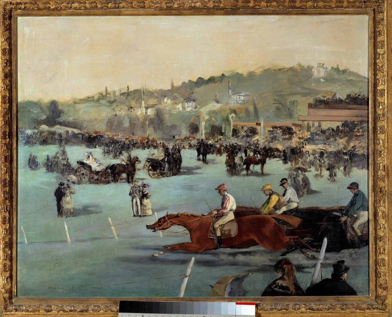 Carreras de caballos en el Bois de Boulogne de Édouard Manet