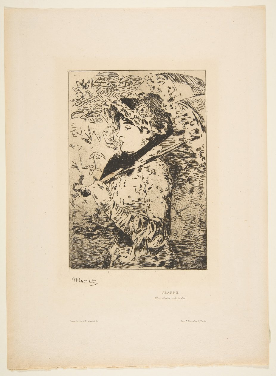 Jeanne de Édouard Manet